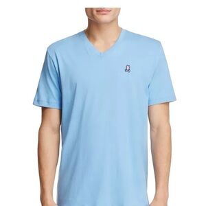 Psycho Bunny V neck Logo T shirt